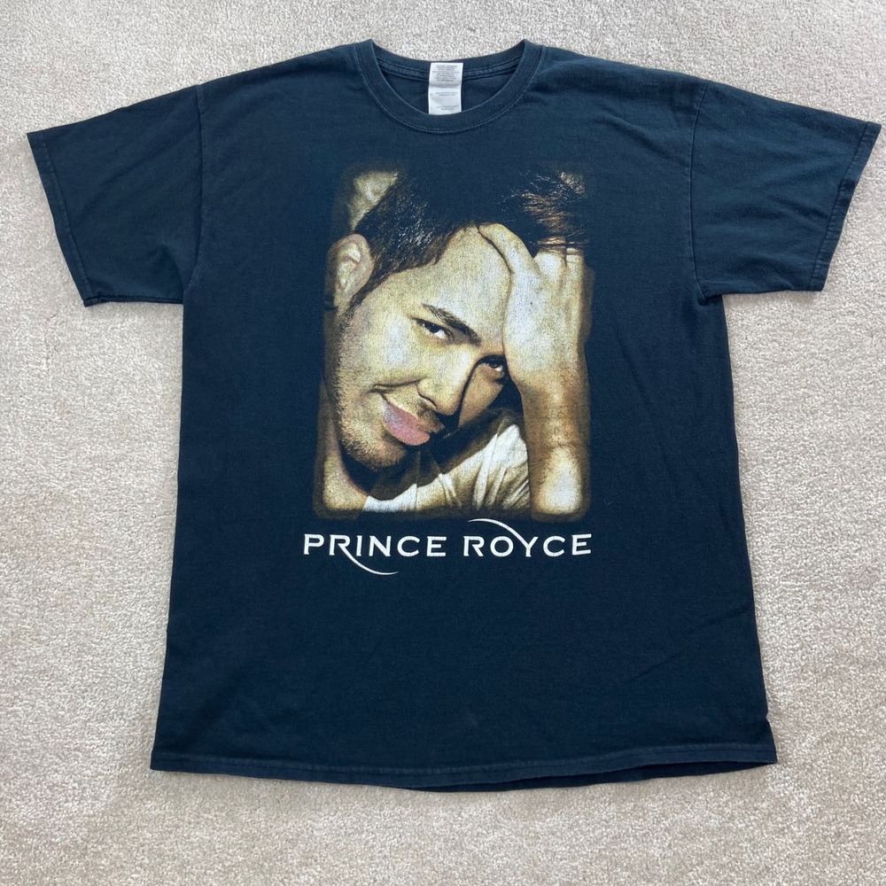Prince Royce T Shirt Size Large Black Soy El Mismo Tour 2014 Graphic Tee